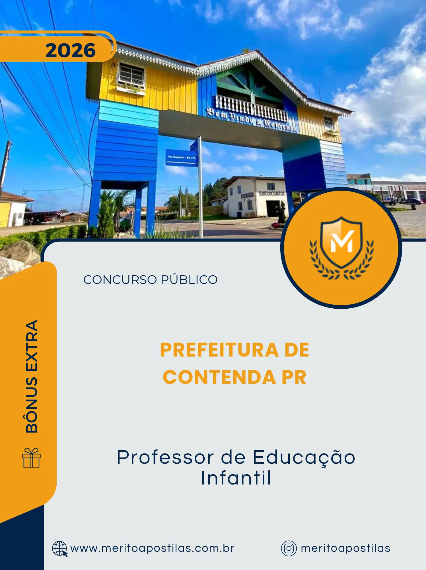 Apostila Professor de Educação Infantil Prefeitura de Contenda PR 2026