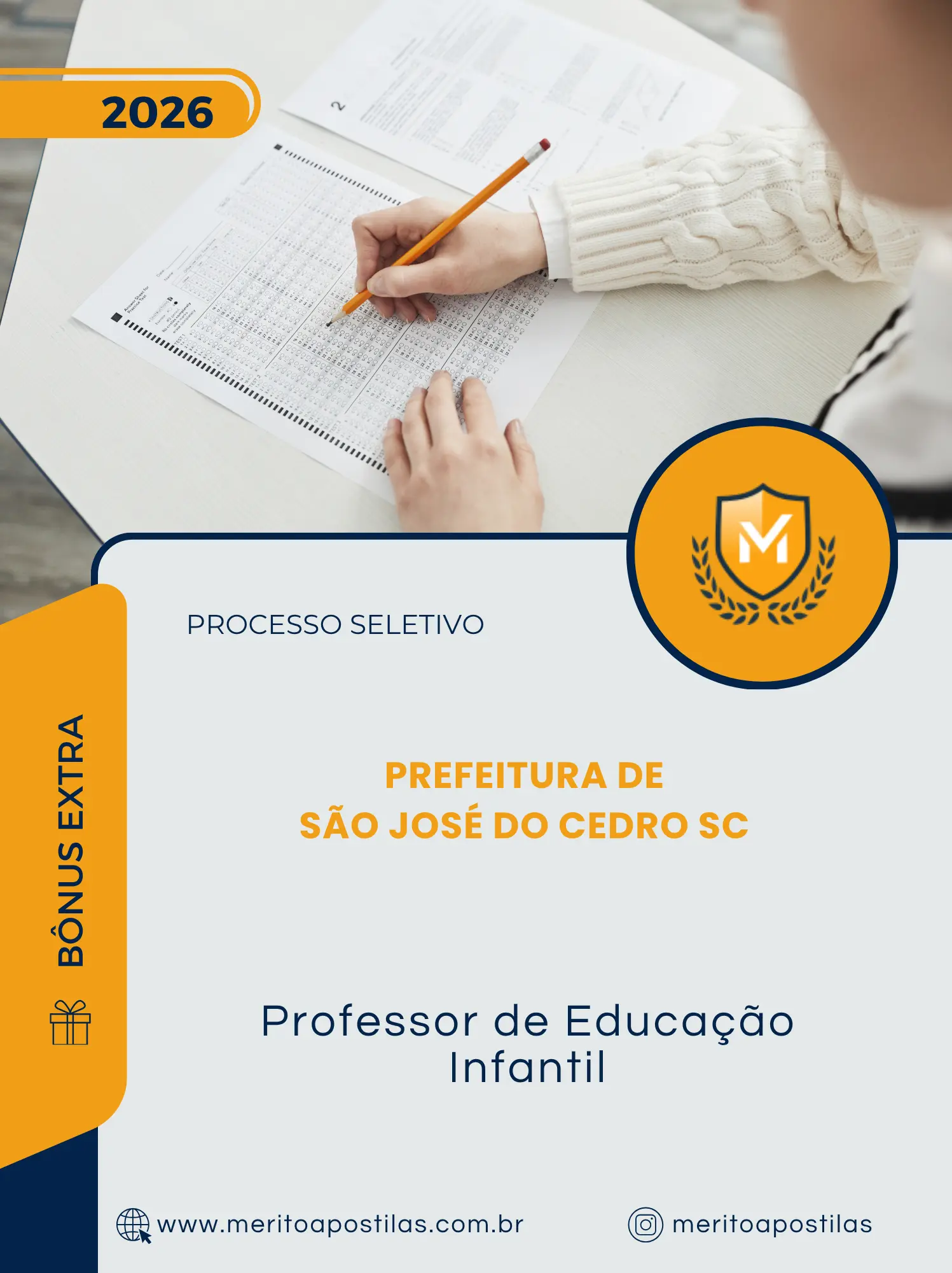Apostila Professor de Educação Infantil Prefeitura de São José do Cedro SC 2026