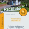 Apostila Professor de Educação Infantil e do Ensino Fundamental Educação Física Prefeitura de Piratuba SC 2026
