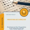 Apostila Profissional Do Magistério Com Habilitação Em Educação Infantil Prefeitura de Canela RS 2026