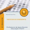 Apostila Profissional de Apoio Escolar Educação Infantil Prefeitura de Schroeder SC 2026