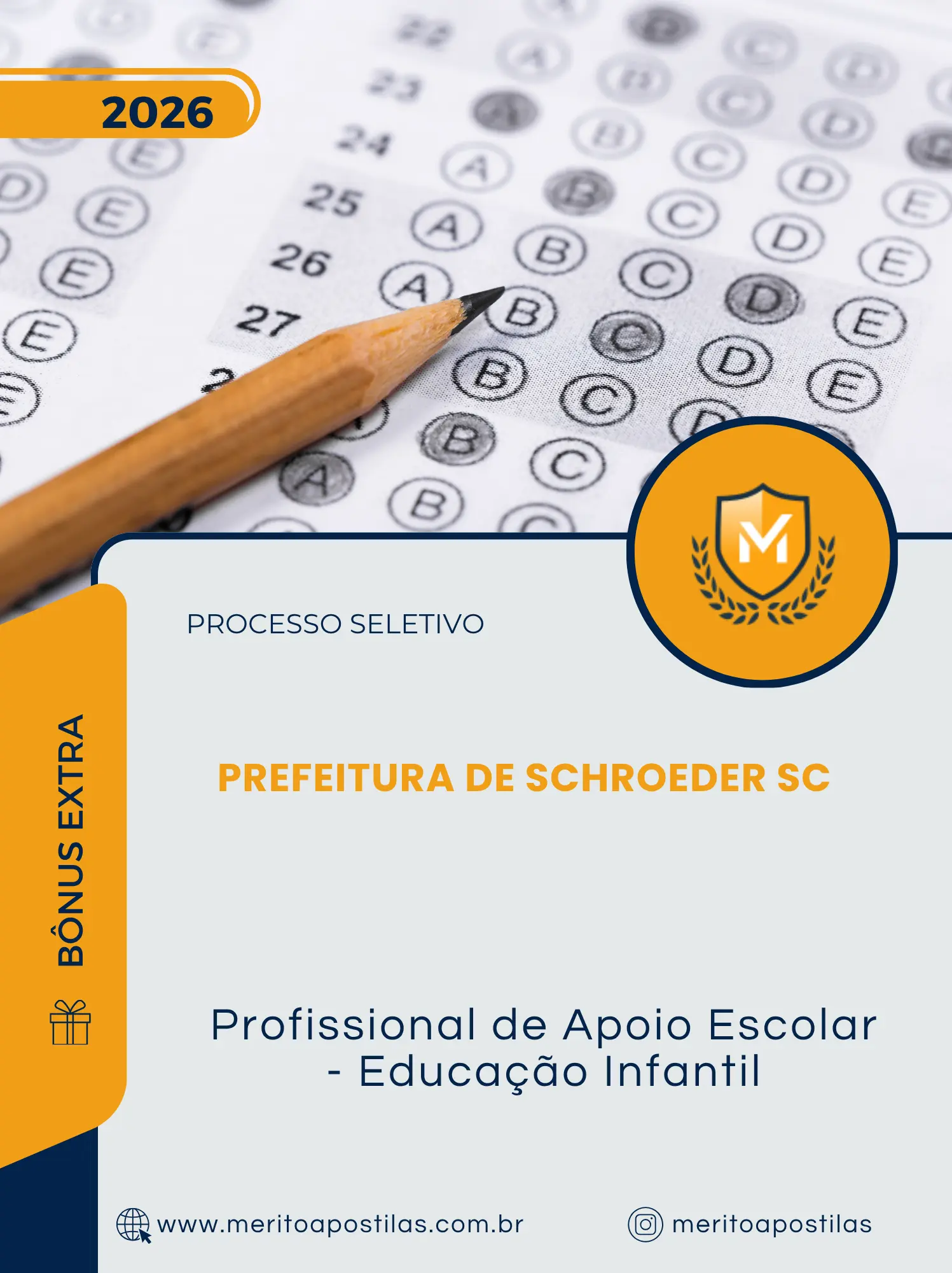 Apostila Profissional de Apoio Escolar Educação Infantil Prefeitura de Schroeder SC 2026