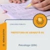 Apostila Psicólogo 20h Prefeitura de Arabutã SC 2026