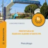 Apostila Psicólogo Prefeitura de Rancho Alegre D'Oeste PR 2026
