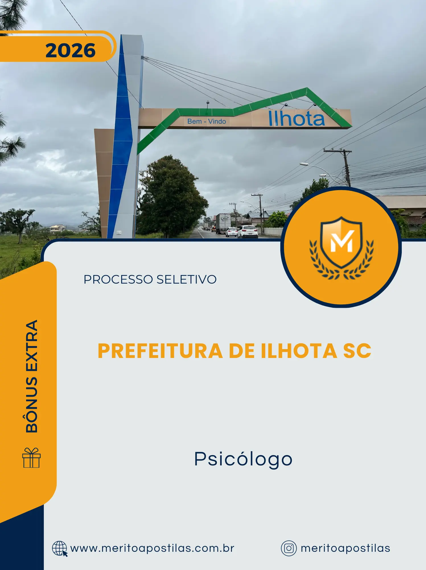 Apostila Psicólogo Prefeitura de Ilhota SC 2026