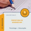 Apostila Psicólogo Educação Prefeitura de Rodeiro MG 2026