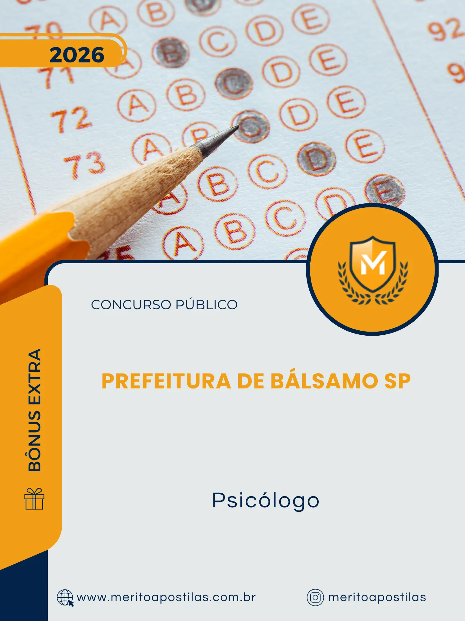 Apostila Psicólogo Prefeitura de Bálsamo SP 2026