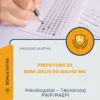 Apostila Psicólogo Técnico PAIF PAEFI Prefeitura de Bom Jesus do Galho MG 2026