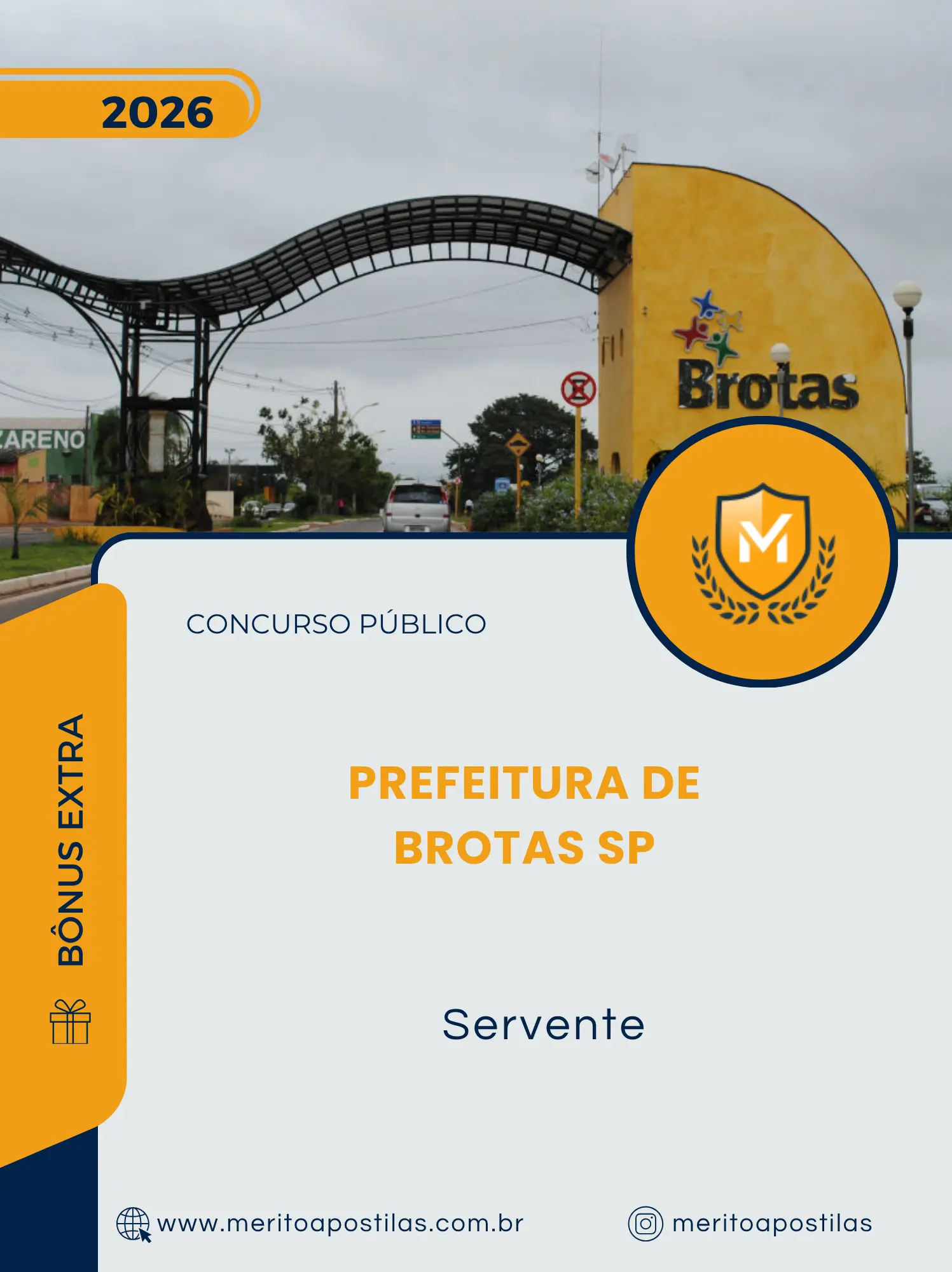 Apostila Servente Prefeitura de Brotas SP 2026
