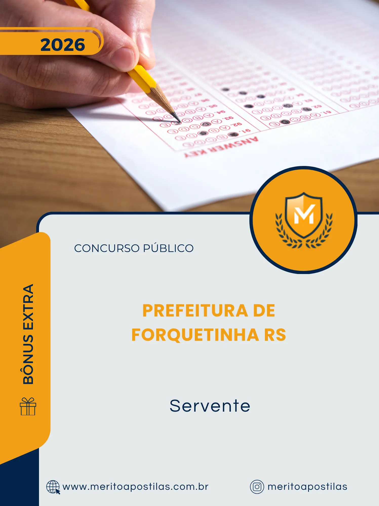 Apostila Servente Prefeitura de Forquetinha RS 2026