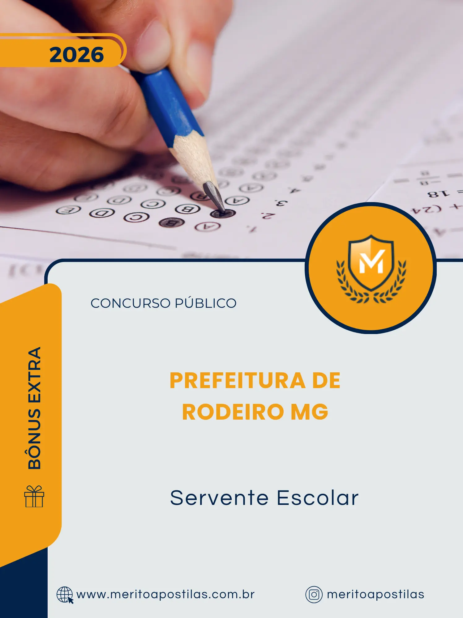 Apostila Servente Escolar Prefeitura de Rodeiro MG 2026