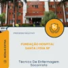 Apostila Técnico De Enfermagem Socorrista Fundação Hospital Santa Lydia SP 2026