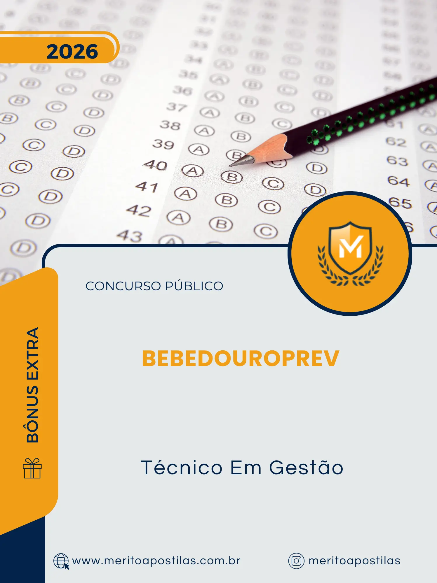 Apostila Técnico Em Gestão Concurso Público BebedouroPrev 2026