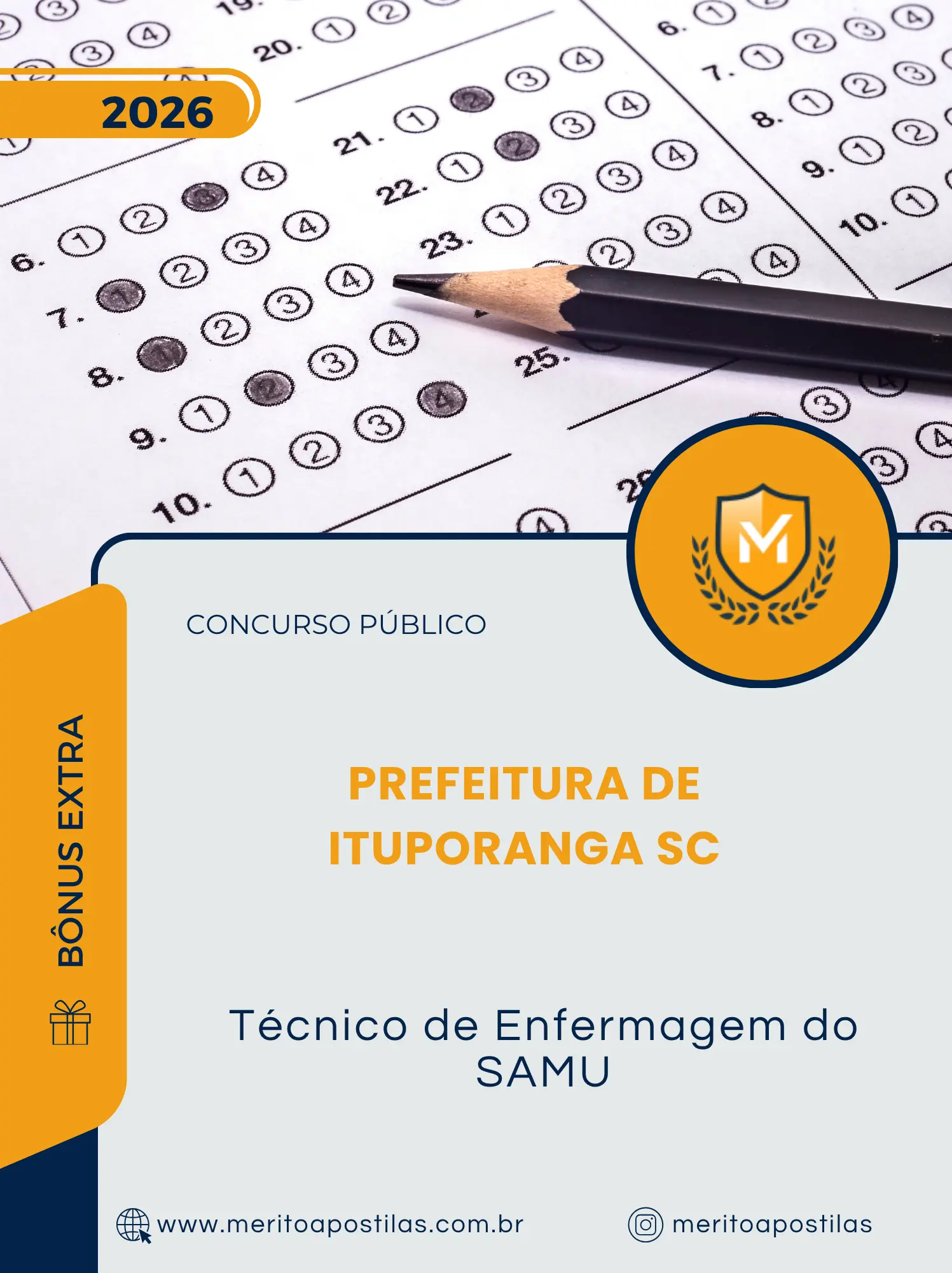 Apostila Técnico de Enfermagem do SAMU Prefeitura de Ituporanga SC 2026