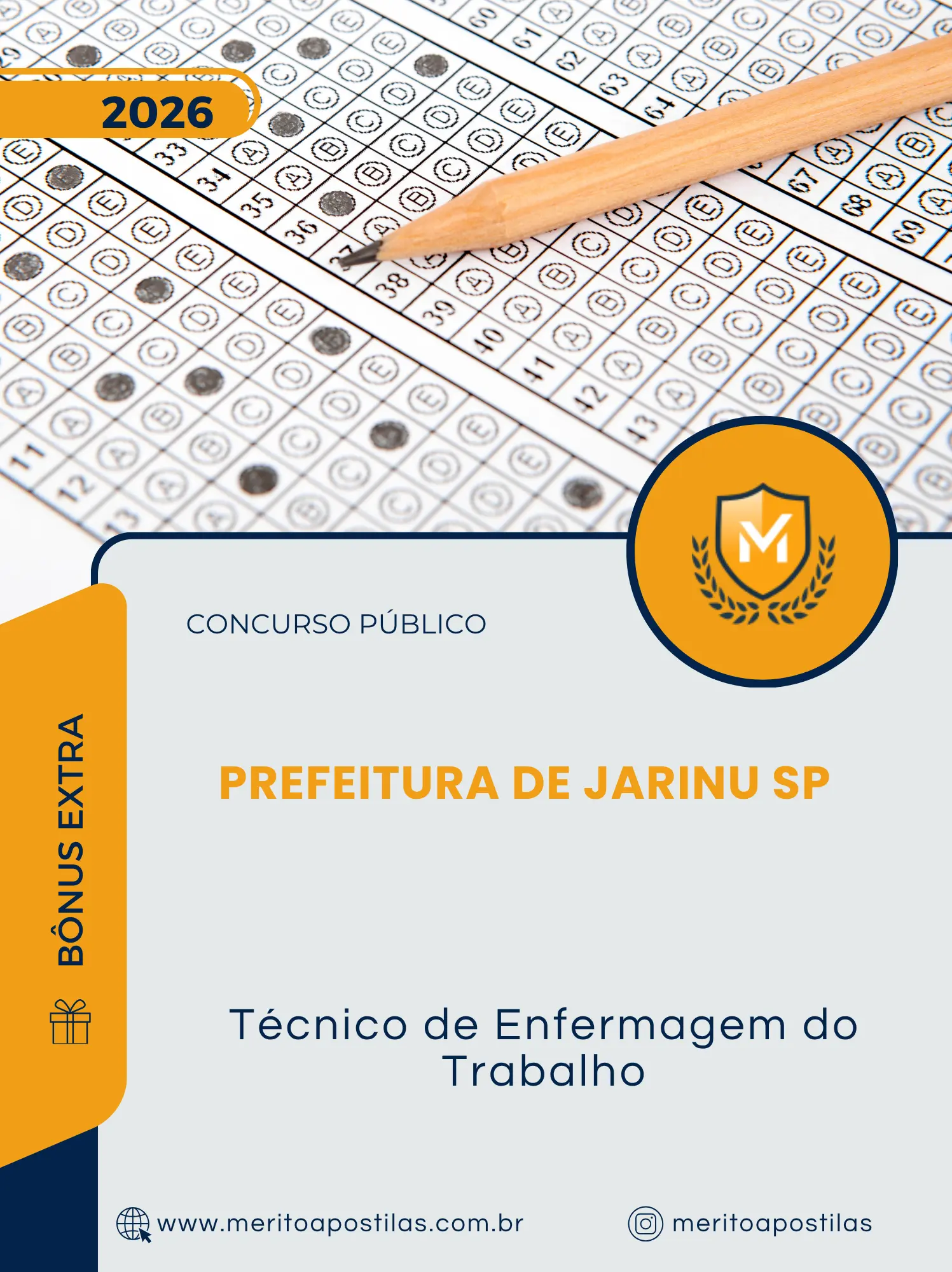 Apostila Técnico de Enfermagem do Trabalho Prefeitura de Jarinu SP 2026