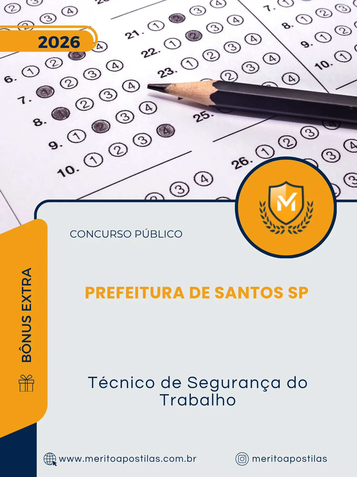 Apostila Técnico de Segurança do Trabalho Prefeitura de Santos SP 2026