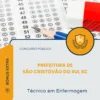 Apostila Técnico em Enfermagem Prefeitura de São Cristóvão do Sul SC 2026