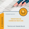 Apostila Técnico em Saúde Bucal Prefeitura de Carmo da Mata MG 2026