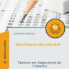 Apostila Médico do Trabalho Prefeitura de São Carlos SP 2026