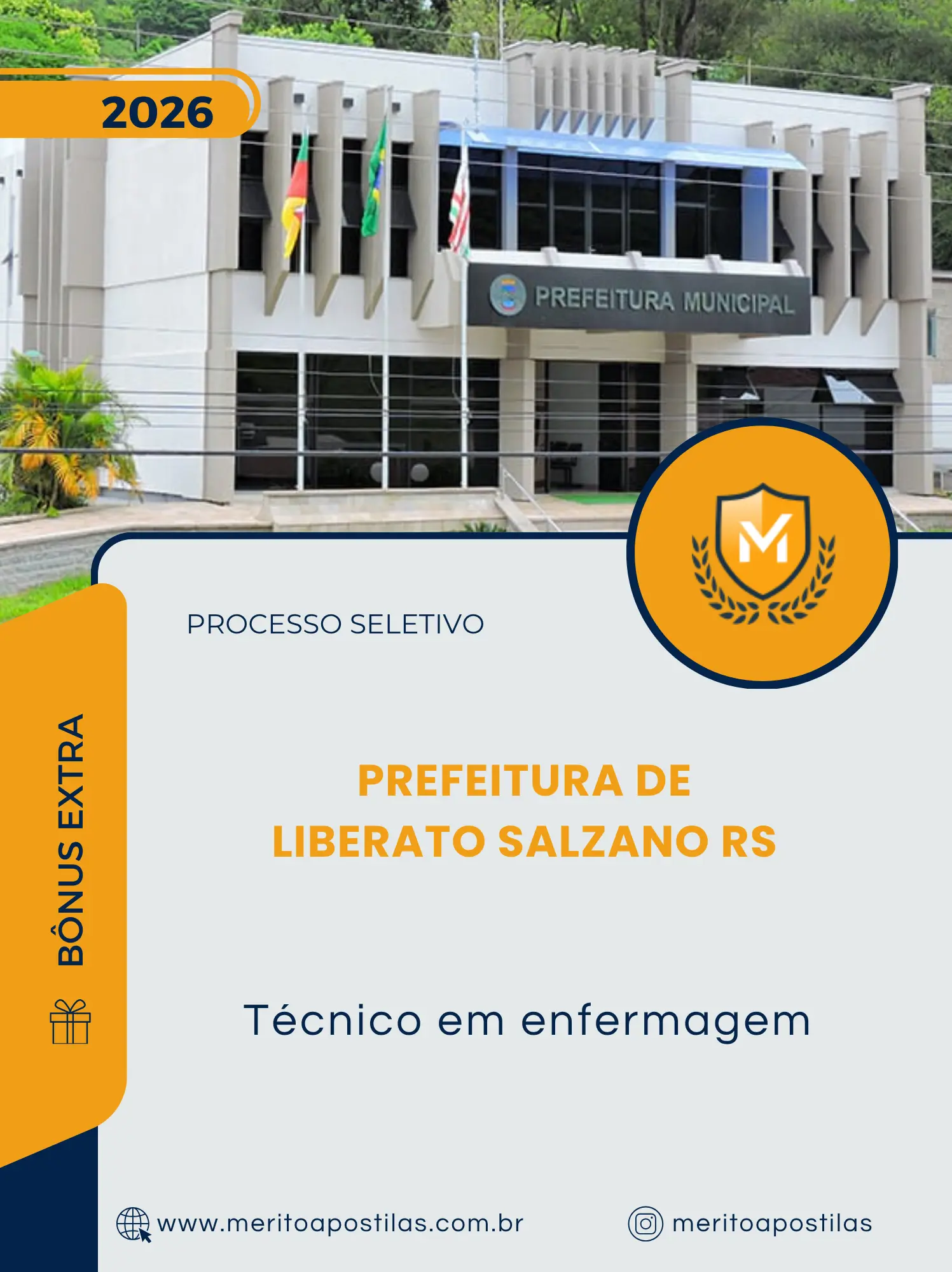 Apostila Técnico em Enfermagem Prefeitura de Liberato Salzano RS 2026
