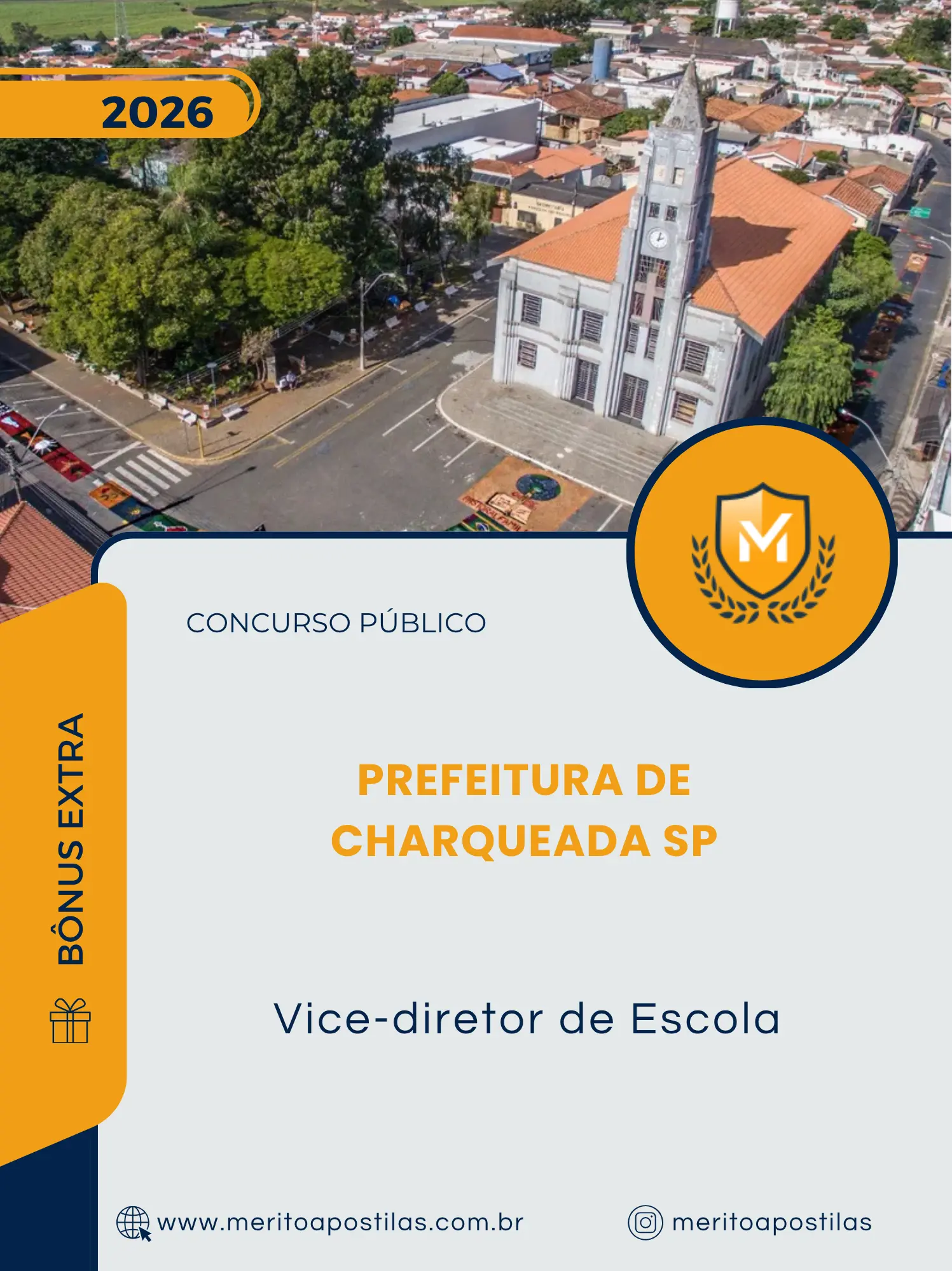 Apostila Vice diretor de Escola Prefeitura de Charqueada SP 2026
