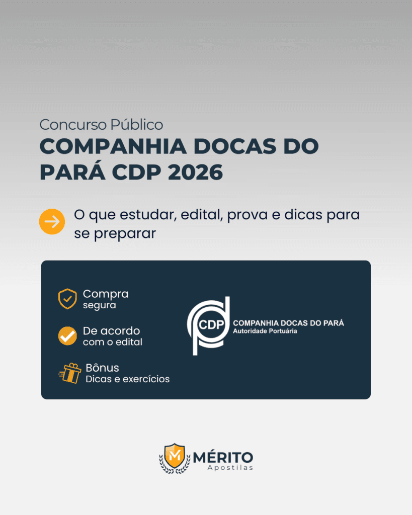 Concurso Companhia Docas do Pará 2026