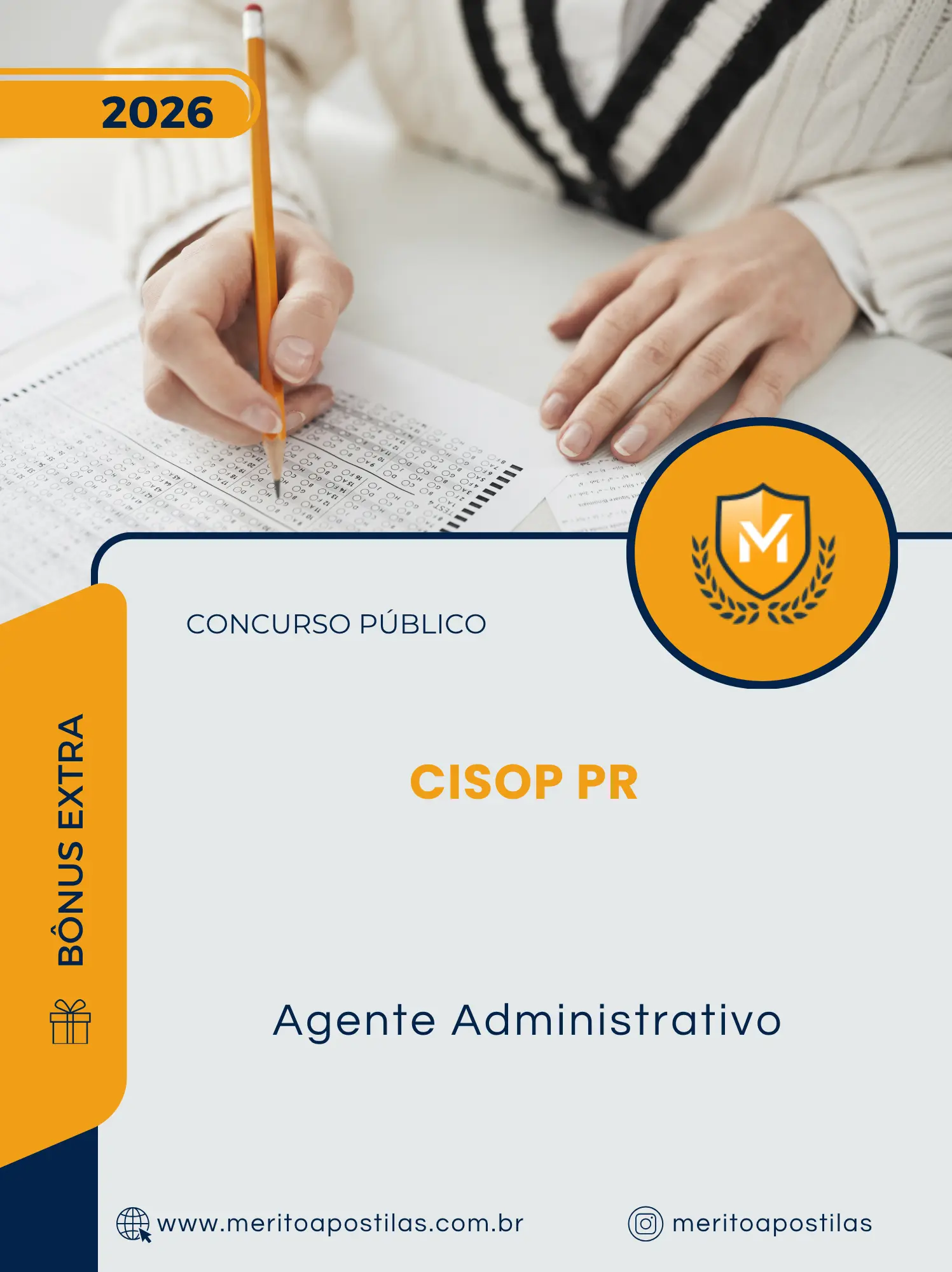 Apostila Agente Administrativo Concurso Público CISOP PR 2026