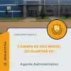 Apostila Agente Administrativo Câmara de São Miguel do Guaporé RO 2026