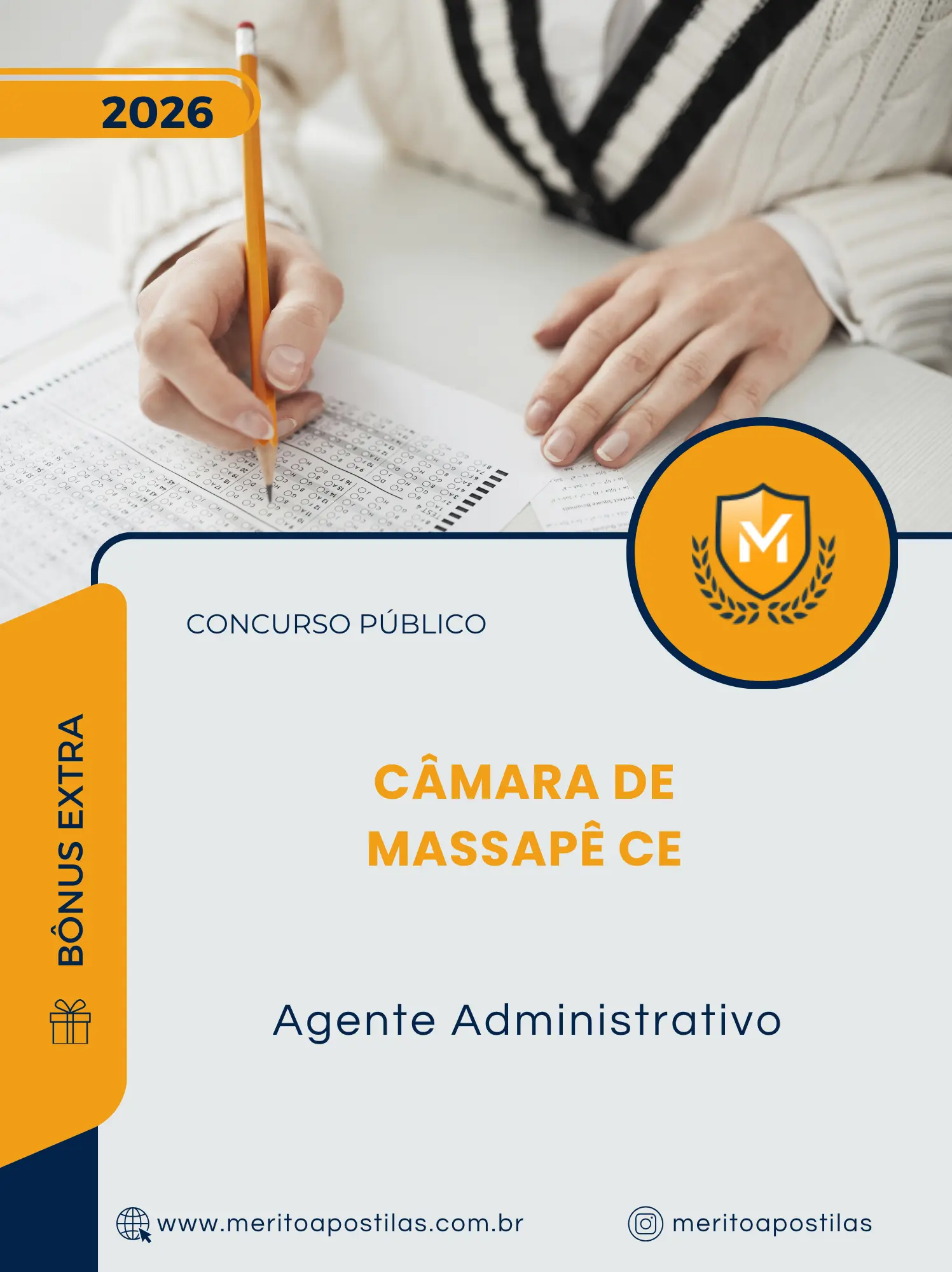 Apostila Agente Administrativo Câmara de Massapê CE 2026