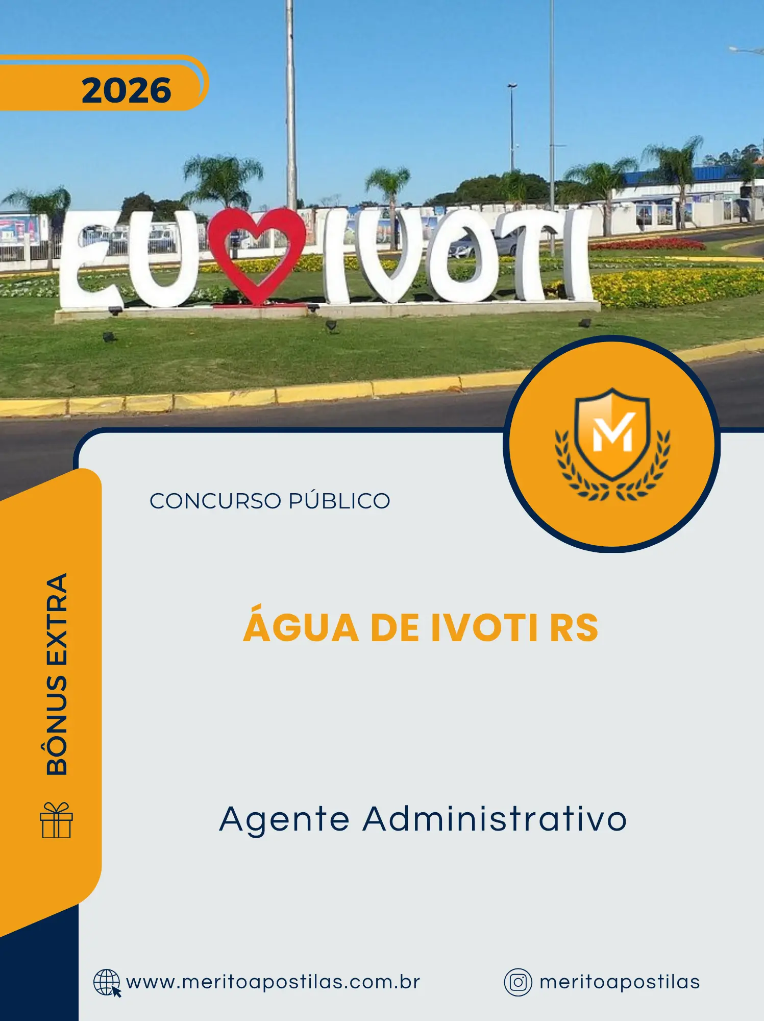 Apostila Agente Administrativo Concurso Público Água de Ivoti RS 2026