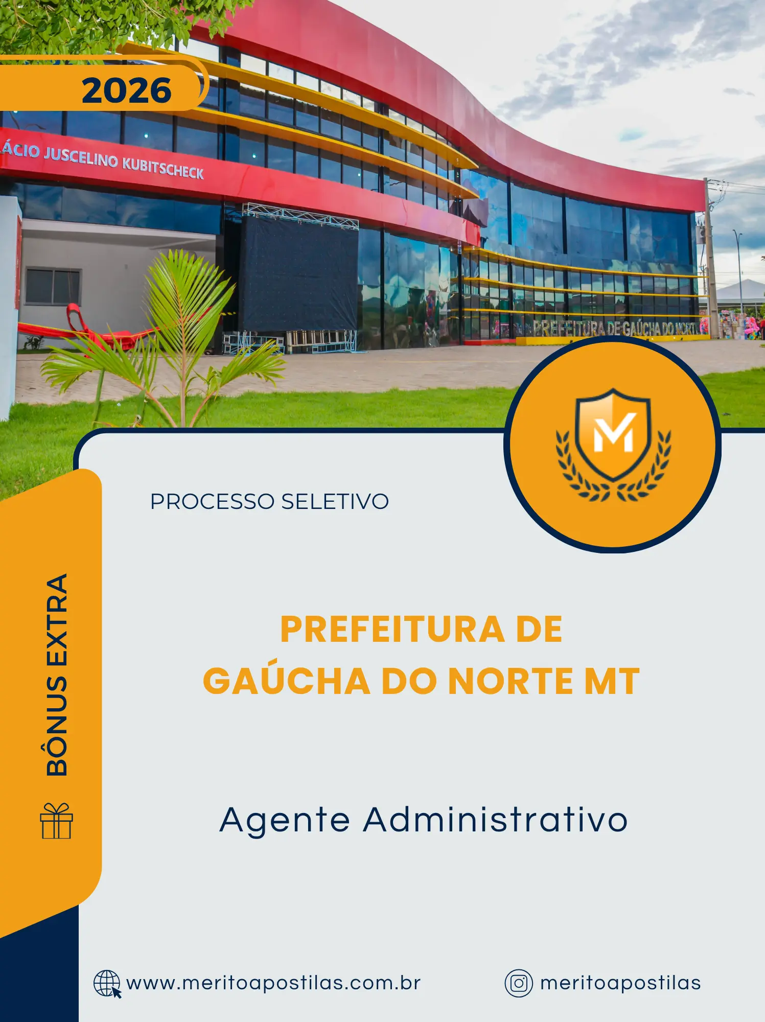 Apostila Agente Administrativo Prefeitura de Gaúcha do Norte MT 2026