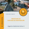 Apostila Agente Administrativo II Prefeitura de Santana de Pirapama MG 2026