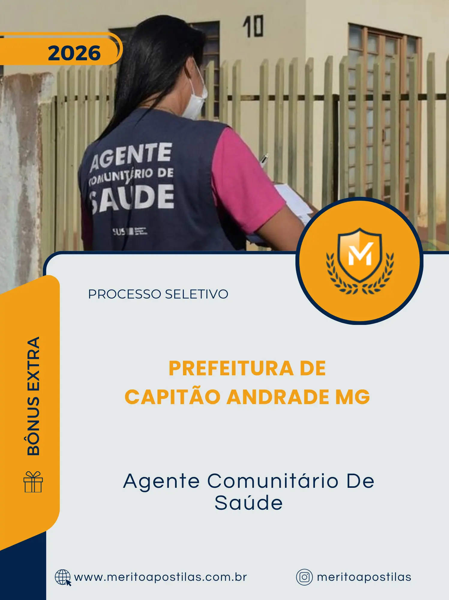 Apostila Agente Comunitário De Saúde Prefeitura de Capitão Andrade MG 2026