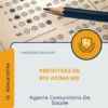 Apostila Agente Comunitário De Saúde Prefeitura de Rio Acima MG 2026