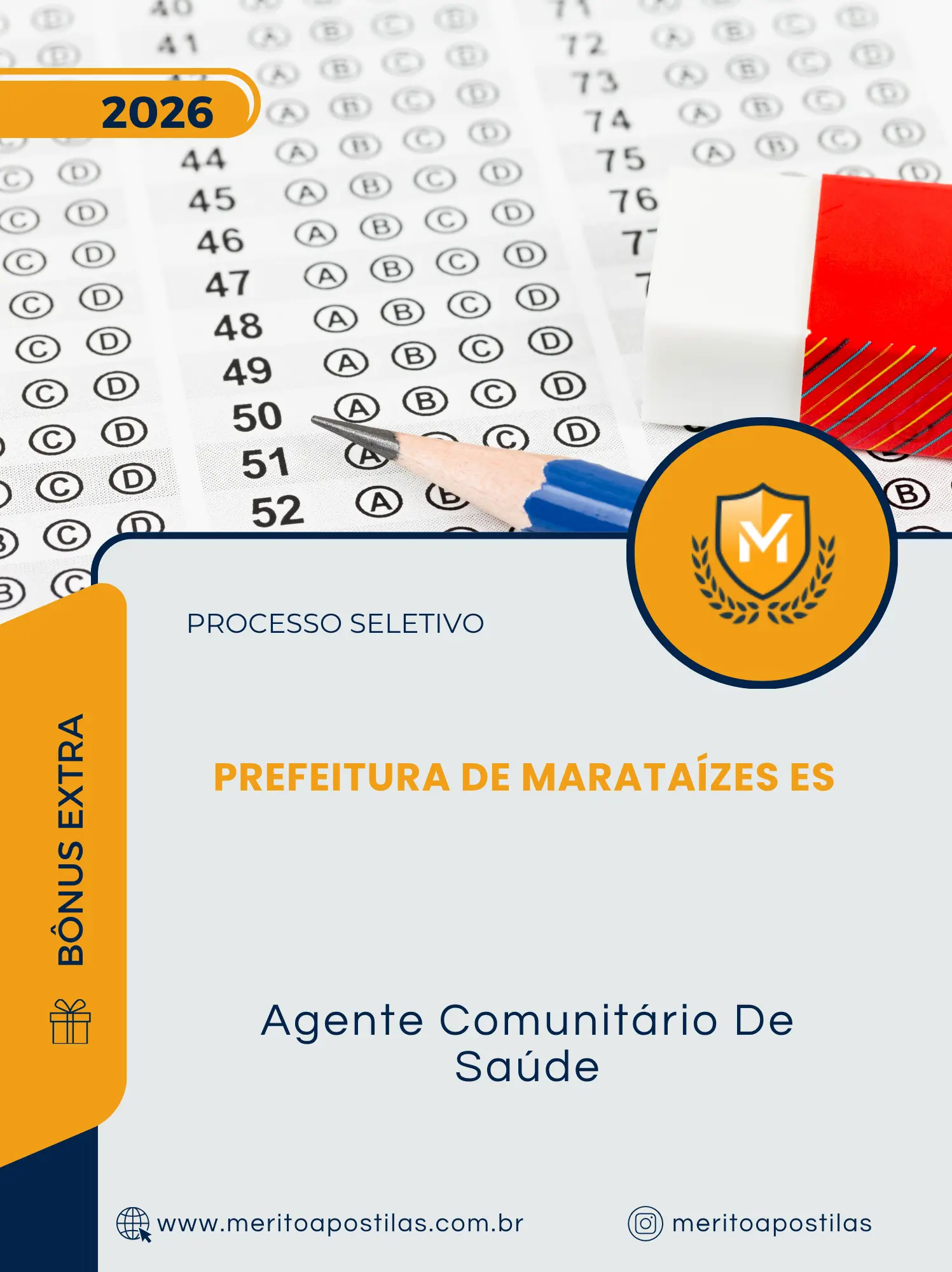 Apostila Agente Comunitário de Saúde Prefeitura de Marataízes ES 2026
