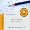 Apostila Agente Comunitário ESF Prefeitura de Cafelândia SP 2026