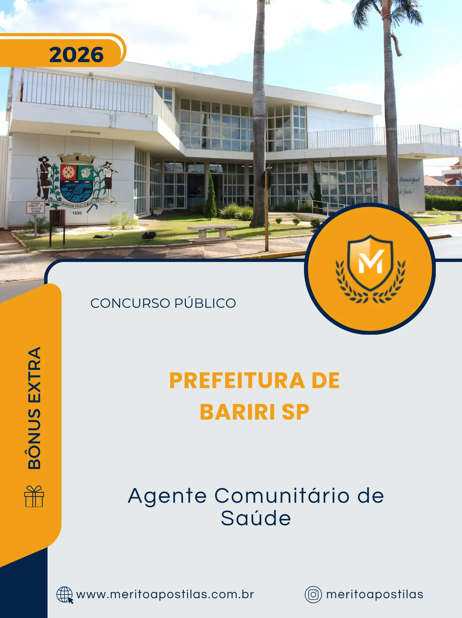 Apostila Agente Comunitário de Saúde Prefeitura de Bariri SP 2026