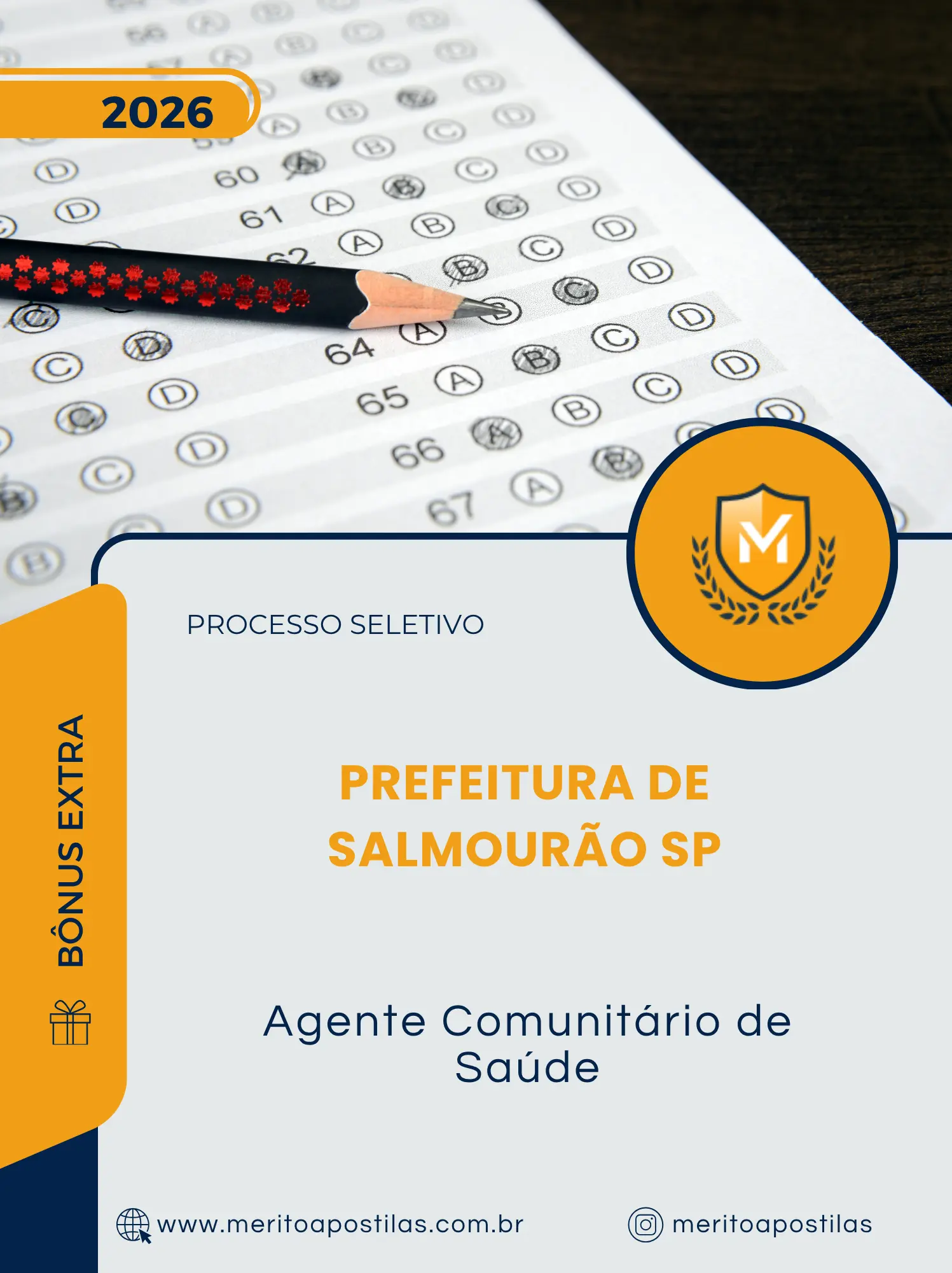 Apostila Agente Comunitário de Saúde Prefeitura de Salmourão SP 2026