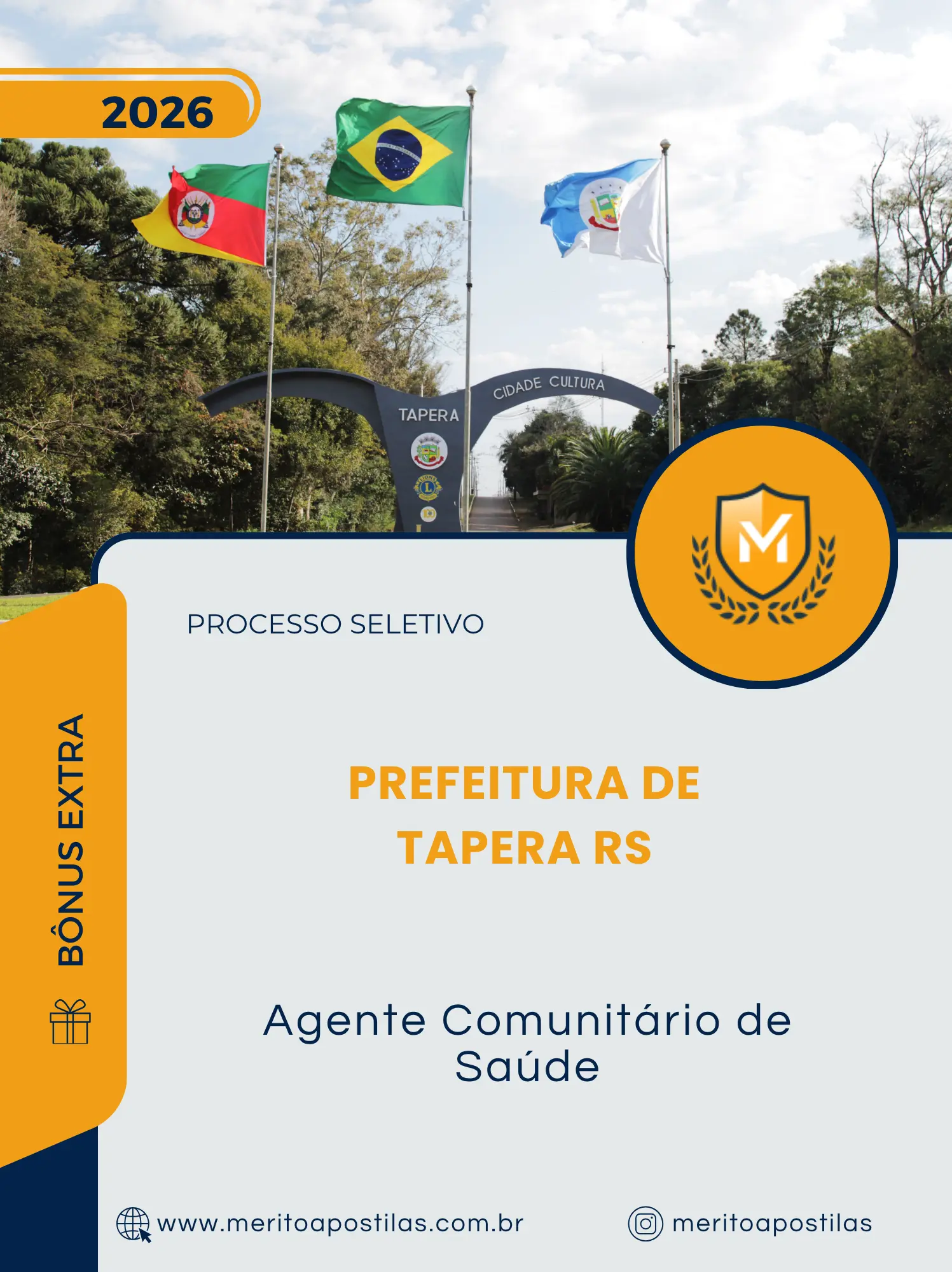 Apostila Agente Comunitário de Saúde Prefeitura de Tapera RS 2026