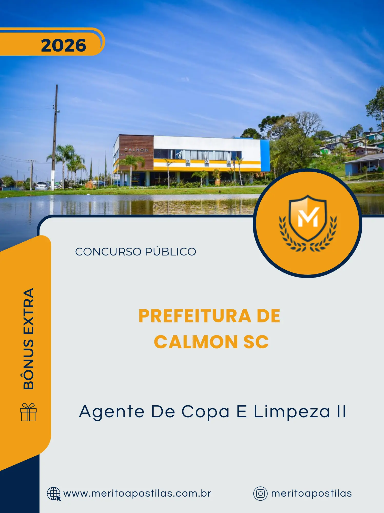 Apostila Agente De Copa E Limpeza II Prefeitura de Calmon SC 2026