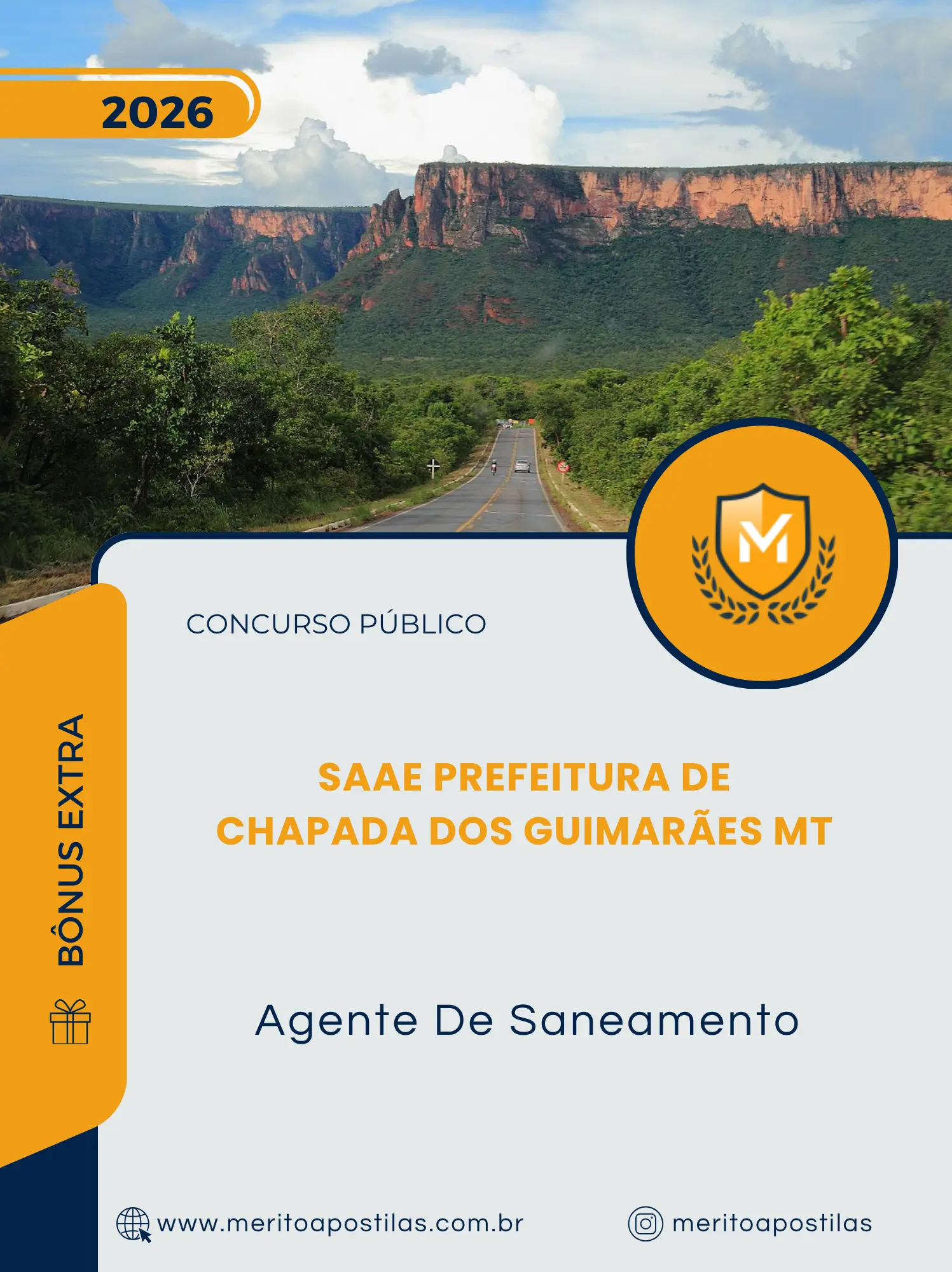 Apostila Agente De Saneamento SAAE Prefeitura de Chapada dos Guimarães MT 2026
