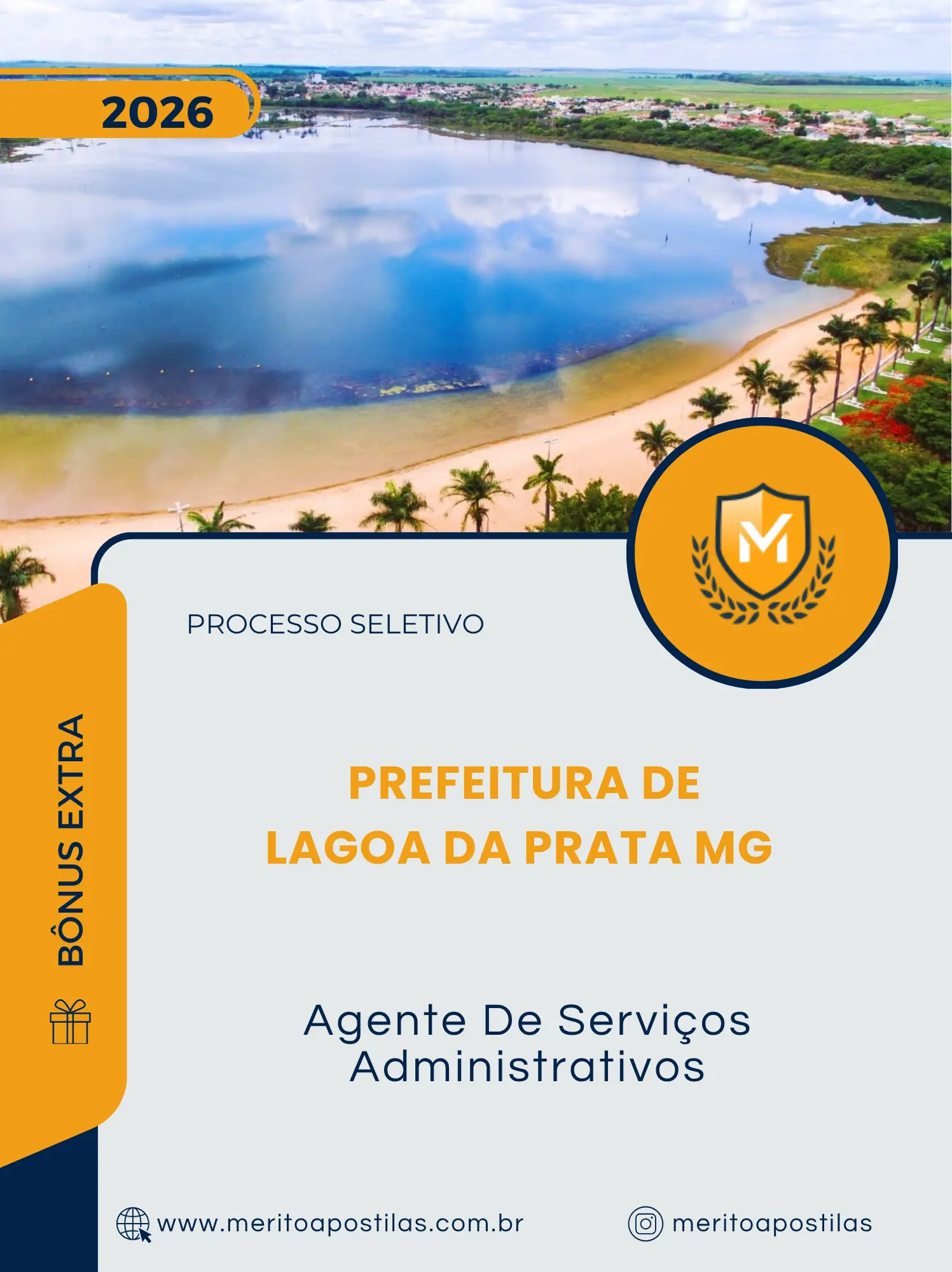 Apostila Auxiliar De Serviços Administrativos Prefeitura de Lagoa da Prata MG 2026
