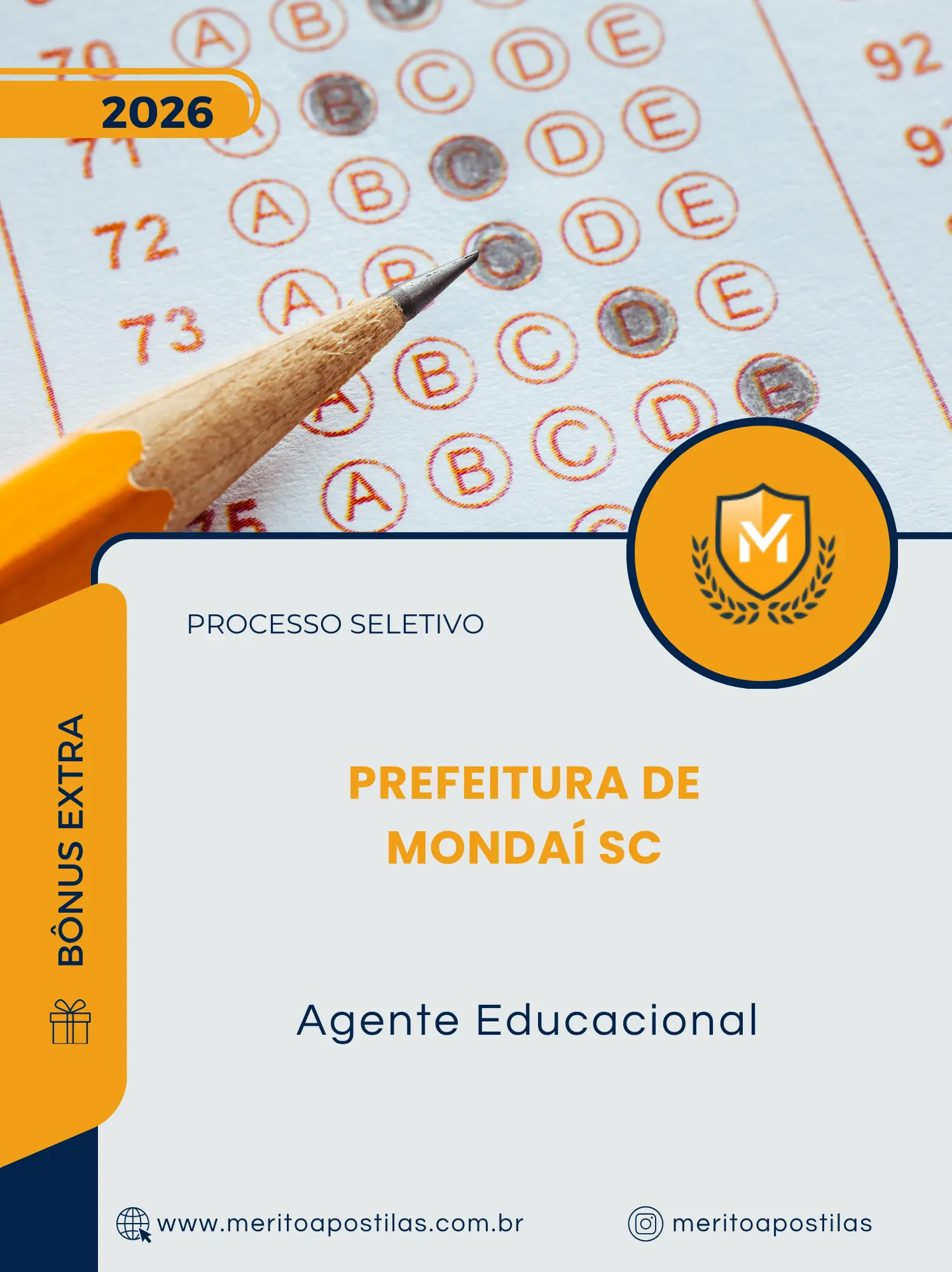 Apostila Agente Educacional Prefeitura de Mondaí SC 2026