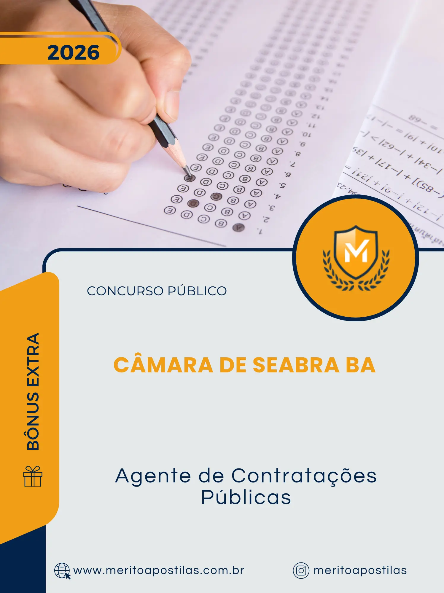 Apostila Agente de Contratações Públicas Câmara de Seabra BA 2026