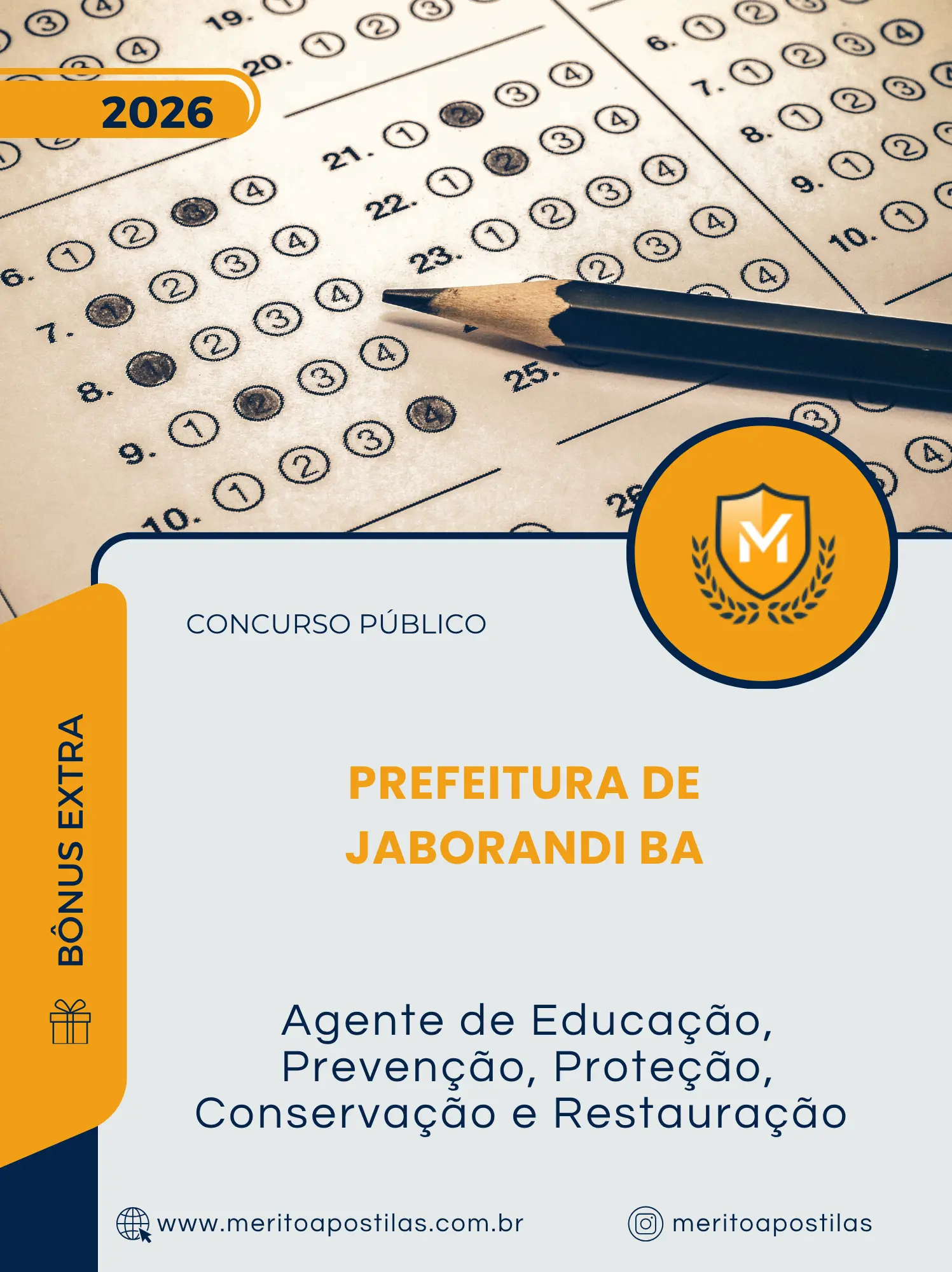 Apostila Agente de Educação Prevenção Proteção Conservação e Restauração Ambiental Prefeitura de Jaborandi BA 2026