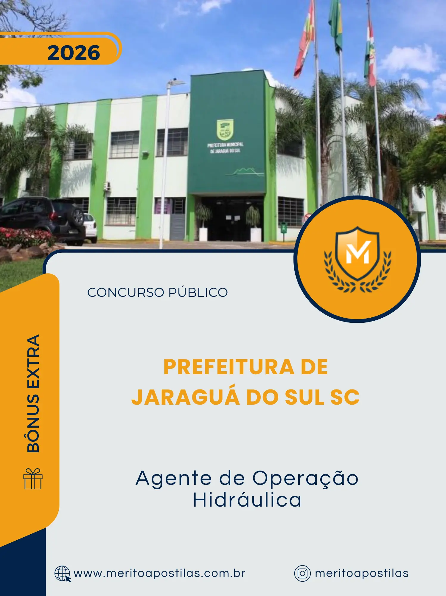 Apostila Agente de Operação Hidráulica Prefeitura de Jaraguá do Sul SC 2026