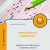 Apostila Agente de Serviços Operacionais Prefeitura de Mondaí SC 2026