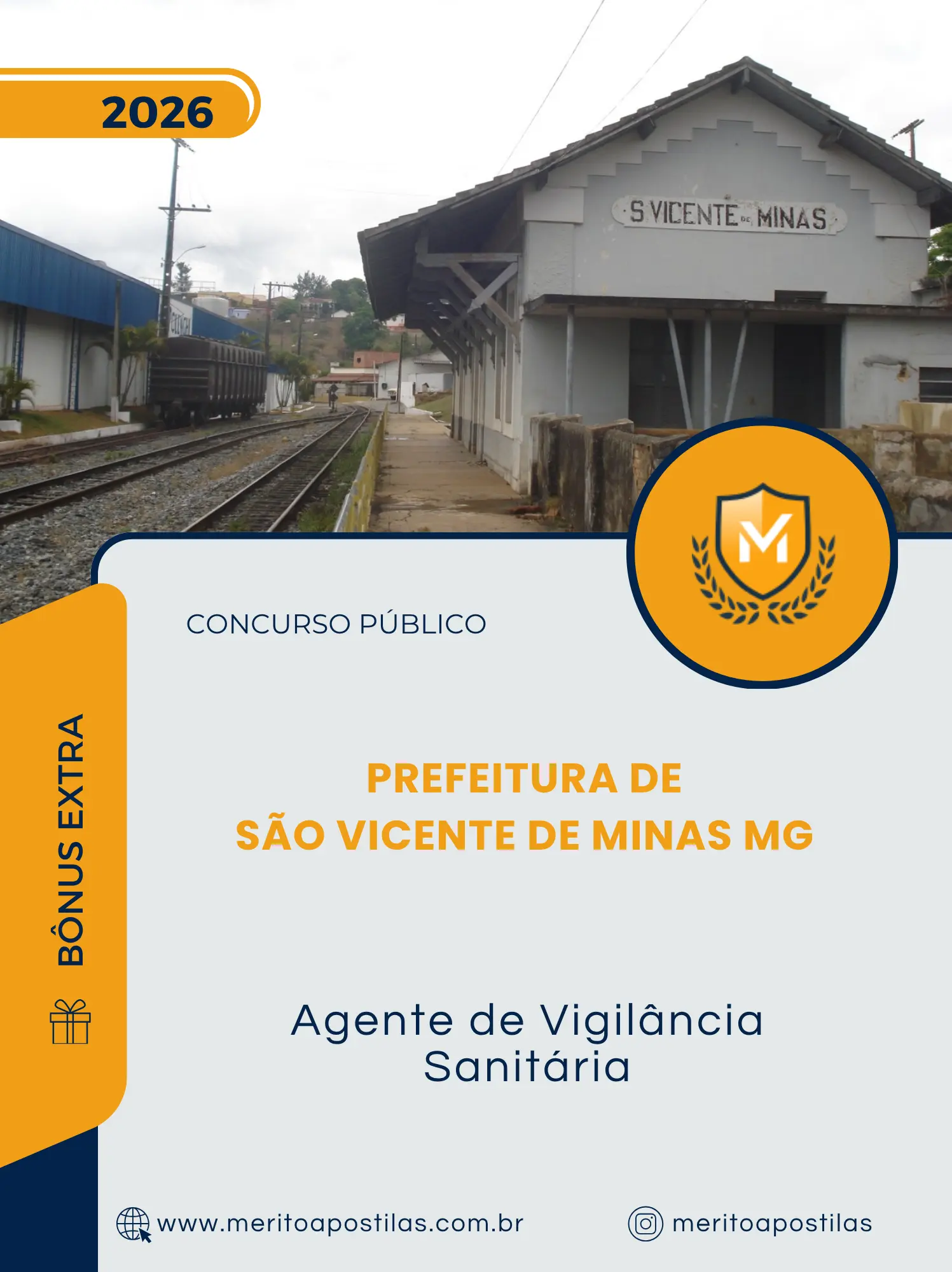Apostila Agente de Vigilância Sanitária Prefeitura de São Vicente de Minas MG 2026