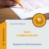 Apostila Ajudante Administrativo Concurso Público SAAE Itambacuri MG 2026