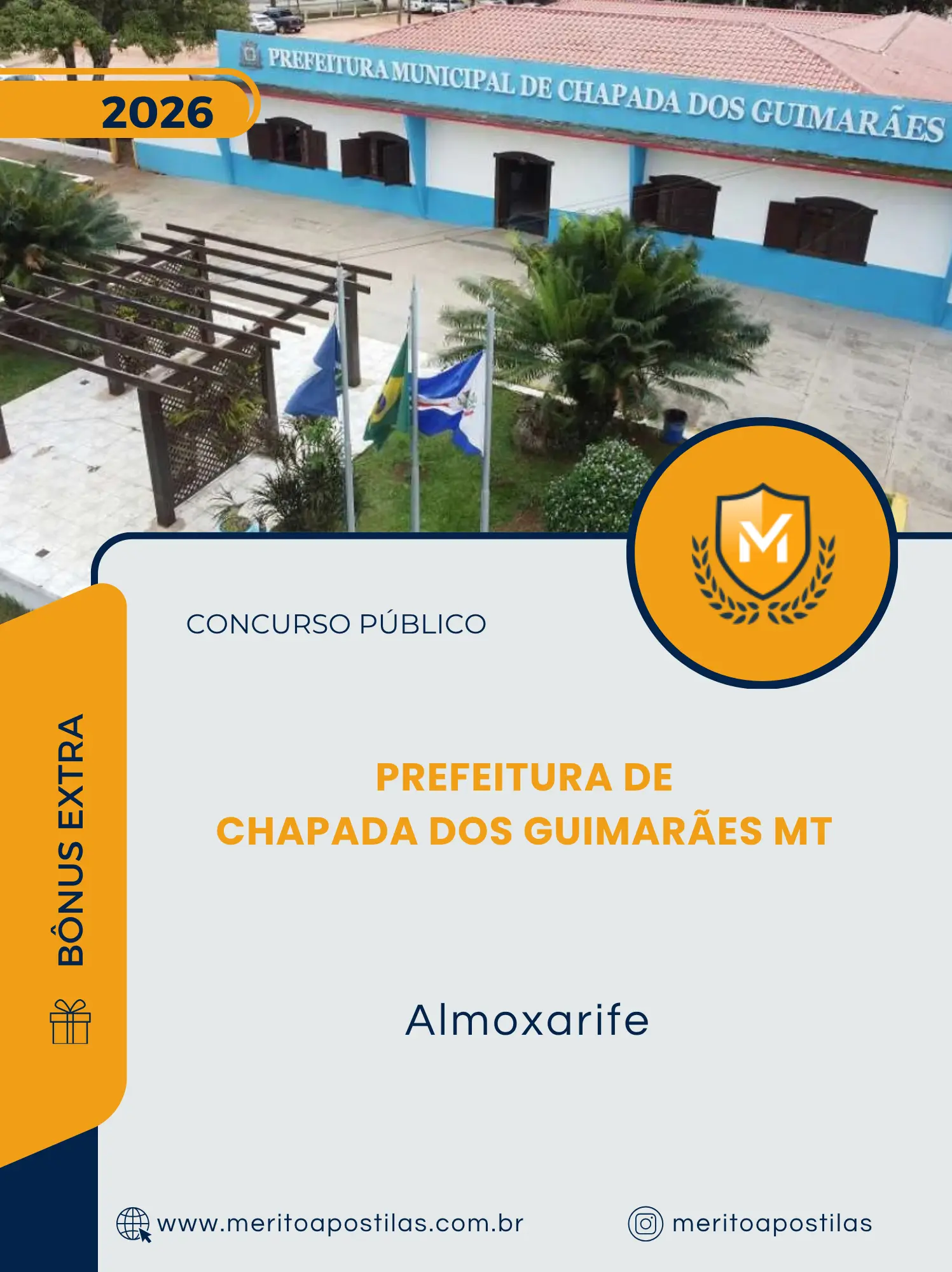 Apostila Almoxarife Prefeitura de Chapada dos Guimarães MT 2026